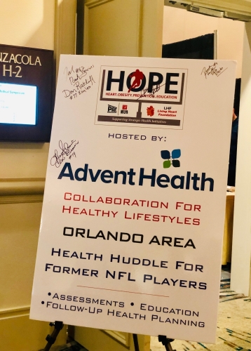 Health Screening Event with the NFL Players' Association and the Living Hearts Foundation